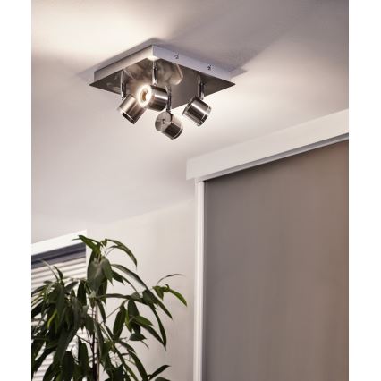 Eglo 93696 - LED-kohdevalaisin PIERINO 4xLED/5W/230V