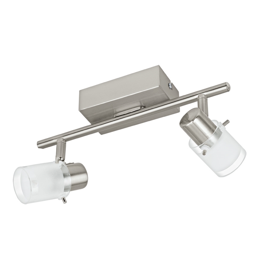 Eglo 93702 - LED-kohdevalaisin ORVIETO 1 2xLED/3,3W/230V