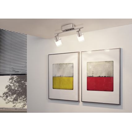 Eglo 93702 - LED-kohdevalaisin ORVIETO 1 2xLED/3,3W/230V