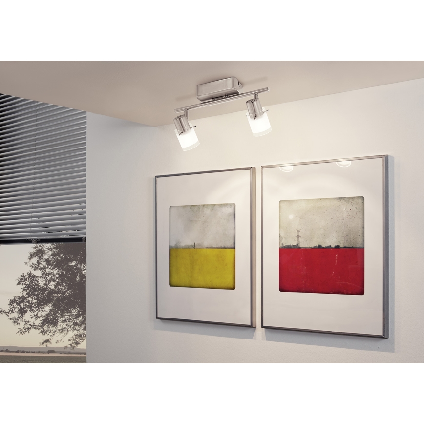 Eglo 93702 - LED-kohdevalaisin ORVIETO 1 2xLED/3,3W/230V