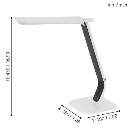 Eglo 93901 - LED-himmennettävä valaisin SELLANO LED / 6W / 230V