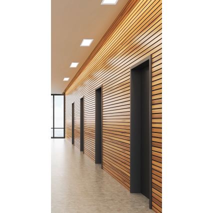 Eglo 94061 - LED-upotettava kattovalaisin FUEVA 1 LED/10,95W/230V 17x17 cm