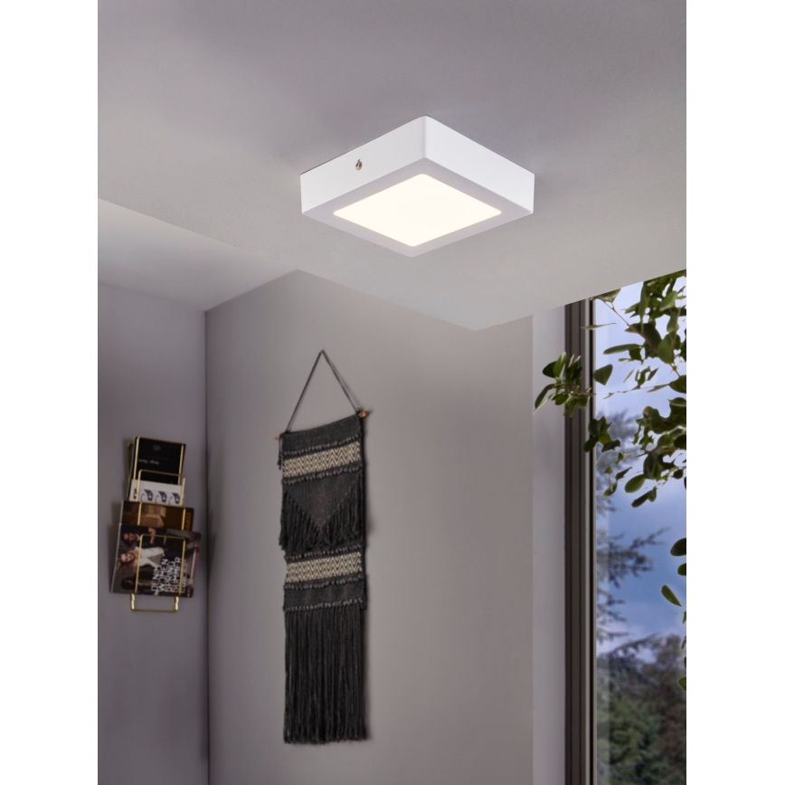 Eglo 94073 - LED-kattovalaisin FUEVA 1 LED/10,95W/230V 17x17 cm