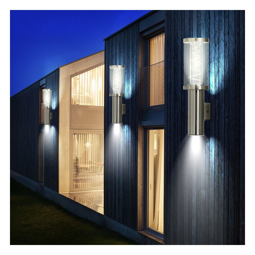 Eglo 94095 - LED-ulko-seinävalaisin TRONO 2x GU10/5W/230V IP44