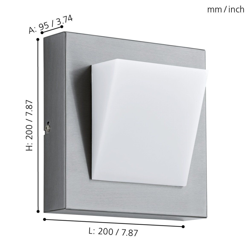 Eglo 94114 - LED ulkovalaisin GALARY 1 LED/3,7W/230V IP44