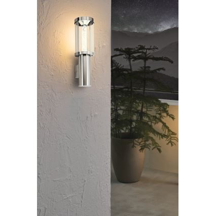 Eglo 94127 - LED-ulkovalaistus TRONO STICK 1xGU10/3W + LED/3,7W IP44