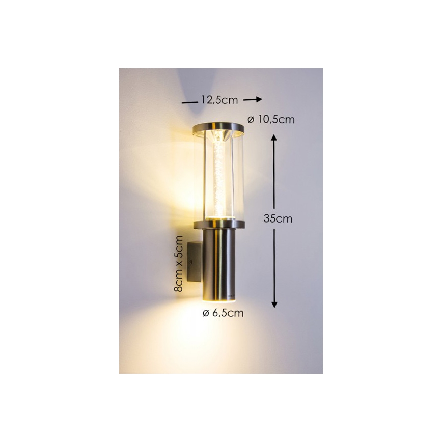Eglo 94127 - LED-ulkovalaistus TRONO STICK 1xGU10/3W + LED/3,7W IP44