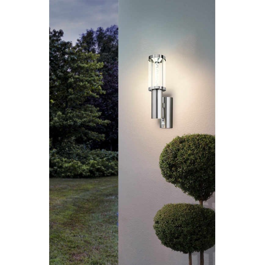 Eglo - LED-ulkovalaisin liiketunnistimella 1xGU10/3W + LED/3,7W IP44