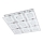 Eglo 94227 - LED-kattovalaisin ALMANA 9xGU10-LED/3W/230V