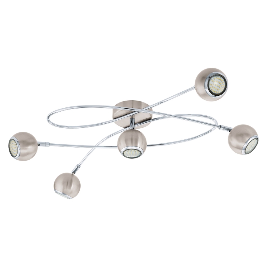 Eglo 94251 - LED-kohdevalaisin LOCANDA 5xGU10-LED/3W/230V