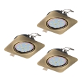 Eglo 94269 - SETTI 3x Riippuva LED-kattovalaisin PENETO 3xGU10-LED/5W/230V