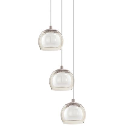 Eglo 94318 - LED-riippuvalaisin ASCOLESE 3xLED/3,3W/230V