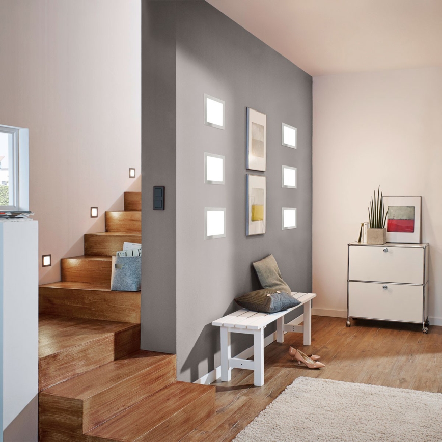 Eglo 94519 - LED-uppovalaisin FUEVA 1 LED/2,7W/230V 8,5 x 8,5 cm