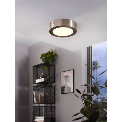 Eglo 94523 - LED-kattovalaisin FUEVA 1, 10,9 W, 230 V, halkaisija 17 cm