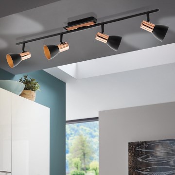 Eglo 94587 - LED-kohdevalaisin BARNHAM 4xGU10/3,3W/230V