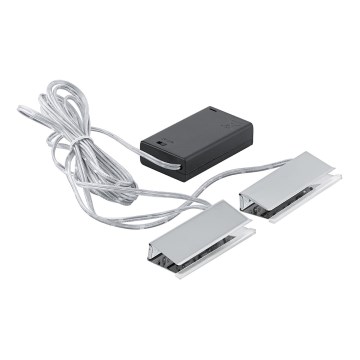 Eglo 94688 - SETTI 2x Keittiökaappien alla oleva LED-valaistus - LED klipsit GASTEGO 3xAA 4000K