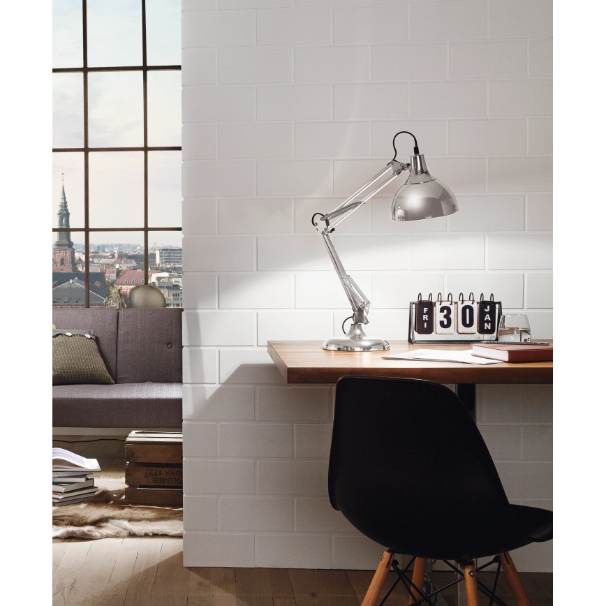 Eglo 94702 - Pöytävalaisin BORGILLIO 1xE27/40W/230V