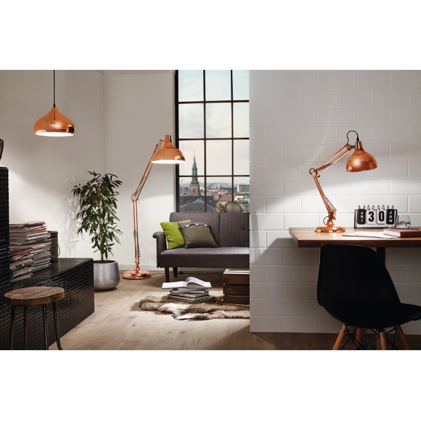 Eglo 94704 - Pöytävalaisin BORGILLIO 1xE27/40W/230V