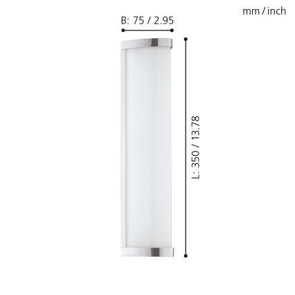 Eglo - LED-kylpyhuonevalaisin LED/8W/230V IP44