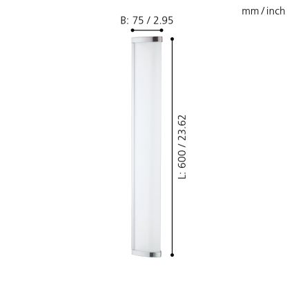 Eglo - LED-kylpyhuonevalaisin LED/16W/230V IP44