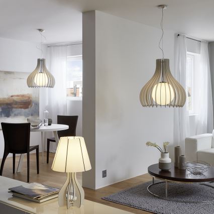 Eglo 94947 - Pöytävalaisin COSSANO 1xE27/60W/230V