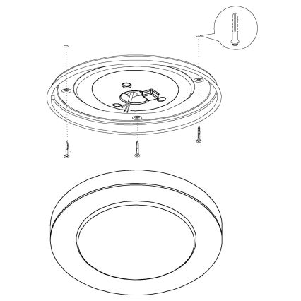 Eglo 94967 - LED-kylpyhuoneen valo LED CAPRI 1xLED/11W/230V IP44