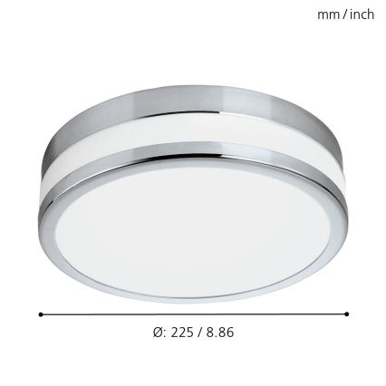 Eglo - LED-kylpyhuonevalaisin LED/11W/230V IP44