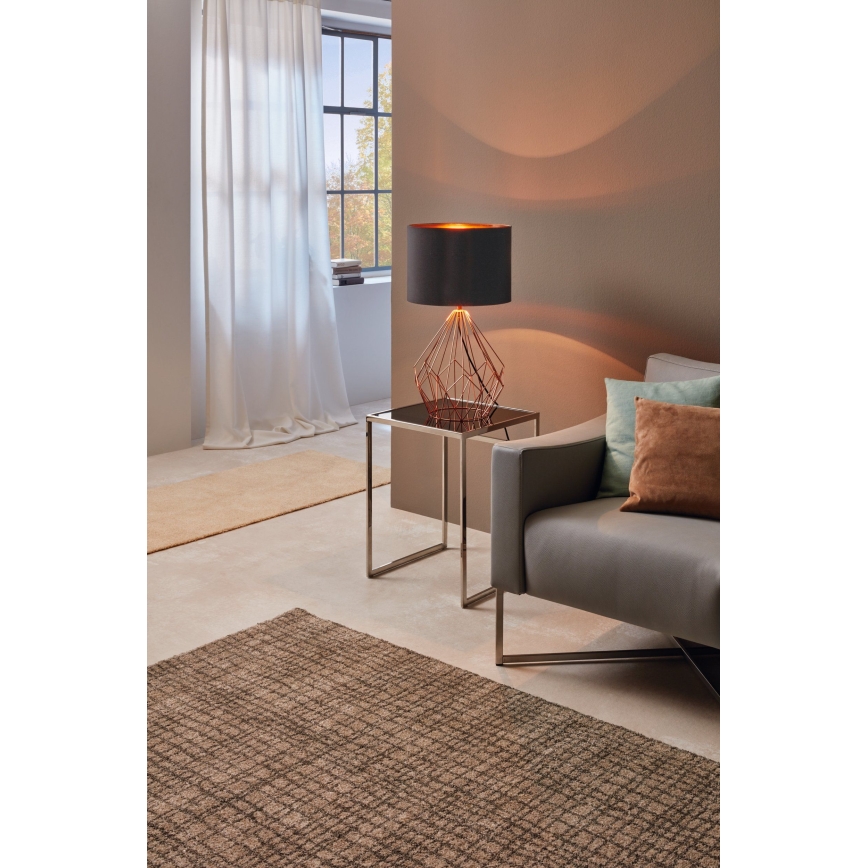 Eglo 95185 - Pöytävalaisin PEDREGAL 1xE27/60W/230V