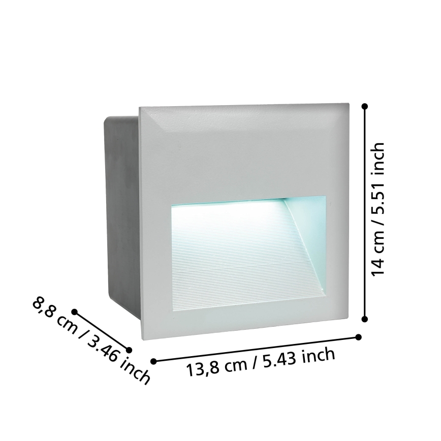 Eglo - LED-ulko-opastevalaisin LED/3,7W/230V IP65