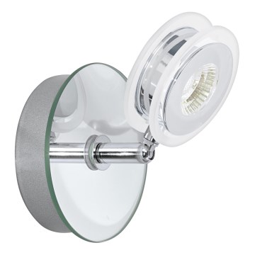 Eglo 95277 - Kylpyhuoneen LED-kohdevalaisin AGUEDA 1xLED/3,3W/230V IP44