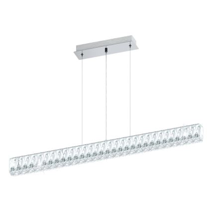 Eglo 95543 - Kristallikruunu vaijerilla TELLUGIO-S LED/36W/230V 3000K