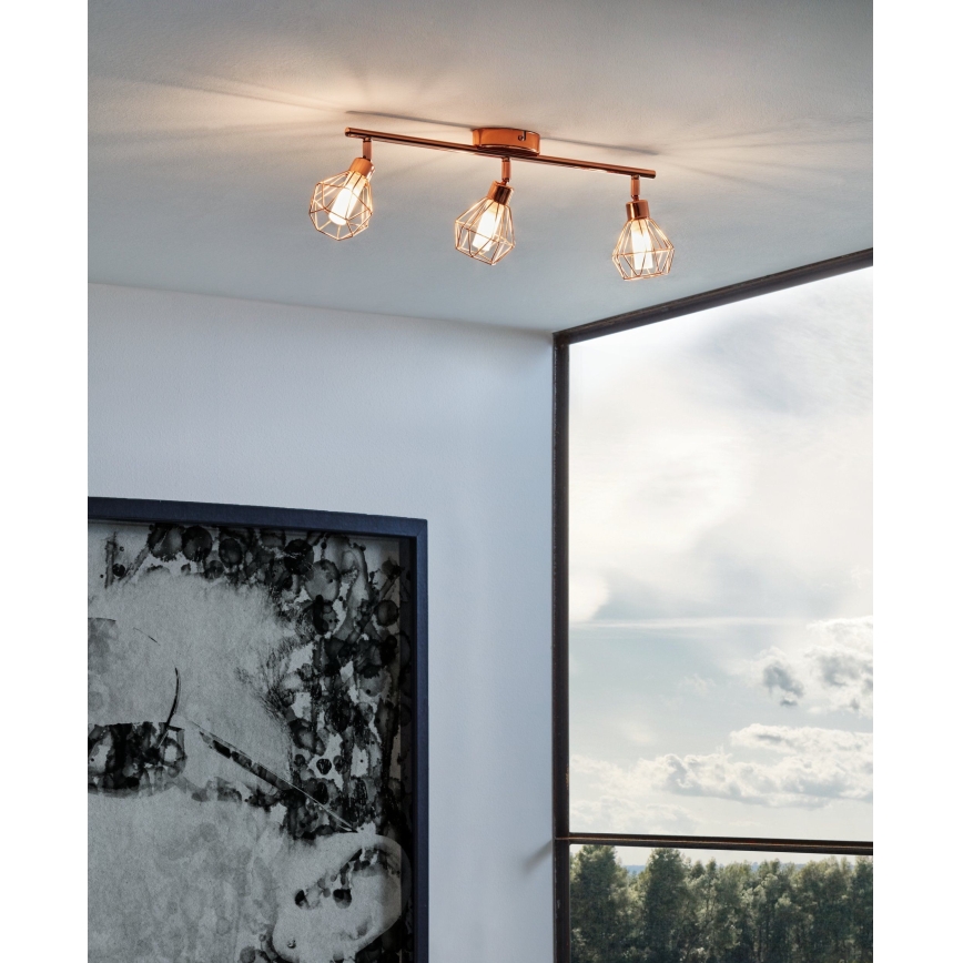 Eglo 95547 - LED-kohdevalaisin ZAPATA 3xG9-LED/2,5W/230V