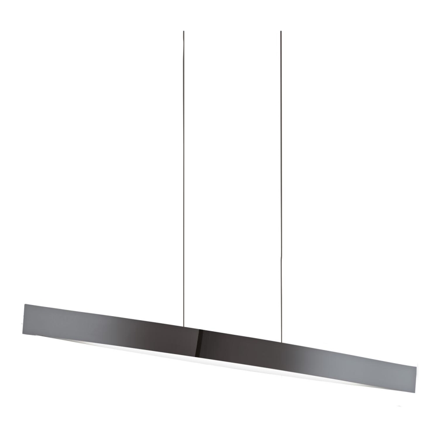 Eglo 95549 - FORNES-S himmennettävä LED-riippuvalaisin vaijerilla LED/24W/230V 2700-6500K musta kromi