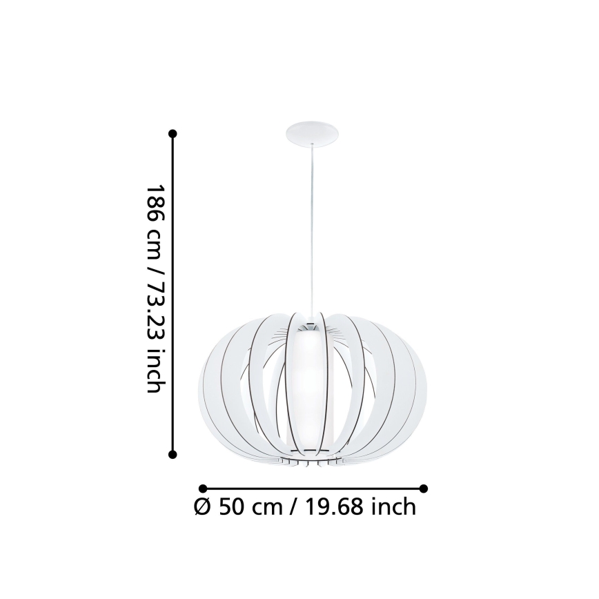 Eglo 95607 - Kattokruunu STELLATO 2 1xE27/60W/230V