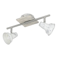 Eglo 95643 - LED-kohdevalaisin FILIPINA 1 2xGU10-LED/3,3W/230V