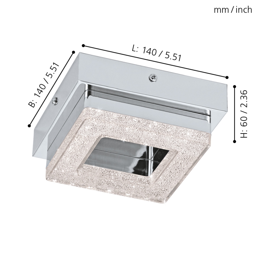 Eglo - LED-kattovalaisin LED/4W/230V