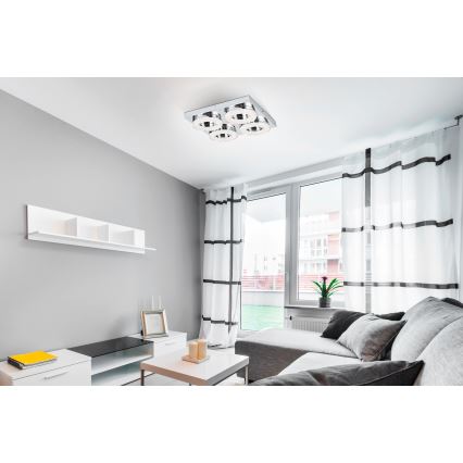 Eglo - LED Kattovalaisin 4xLED/4W/230V