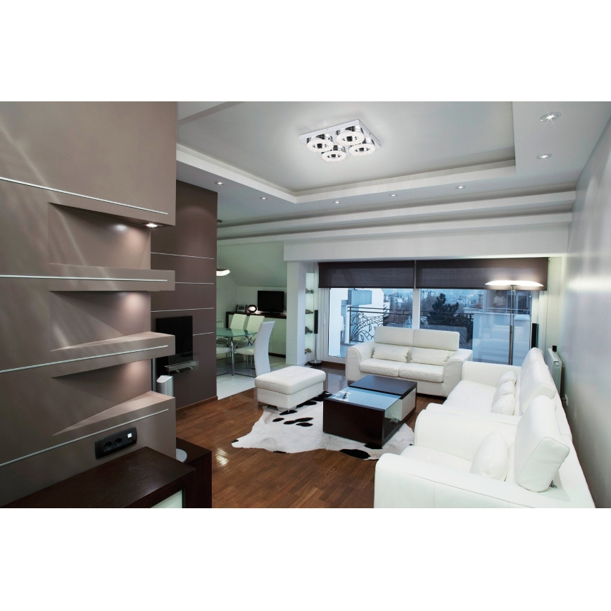 Eglo - LED Kattovalaisin 4xLED/4W/230V