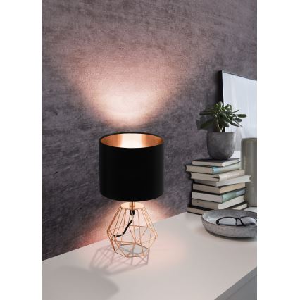 Eglo 95787- Pöytävalaisin CARLTON 2 1xE14/60W/230V