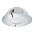 Eglo 95812 - LED-upotettava kattovalaisin PINEDA LED/6W/230V