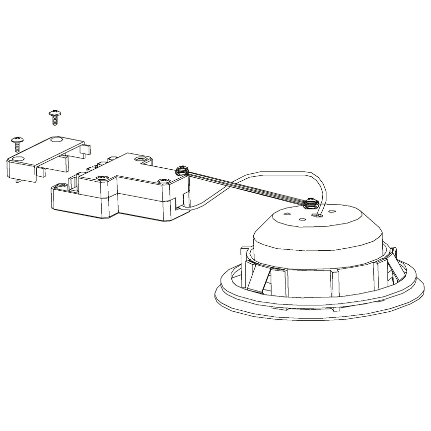 Eglo - LED-upotettava kattovalaisin LED/4,9W/230V