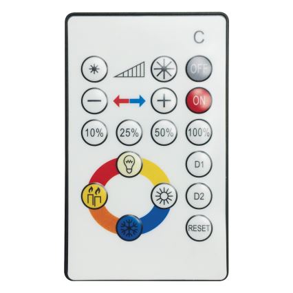 Eglo 95972 - LED-himmennettävä kattovalaisin VOLTAGO 2 LED/20W/230V + kaukosäädin