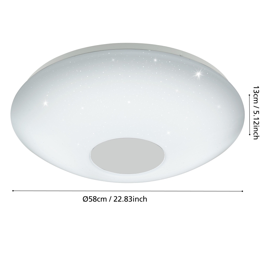 Eglo - LED himmennettävä kattovalaisin LED/30W/230V + kaukosäädin