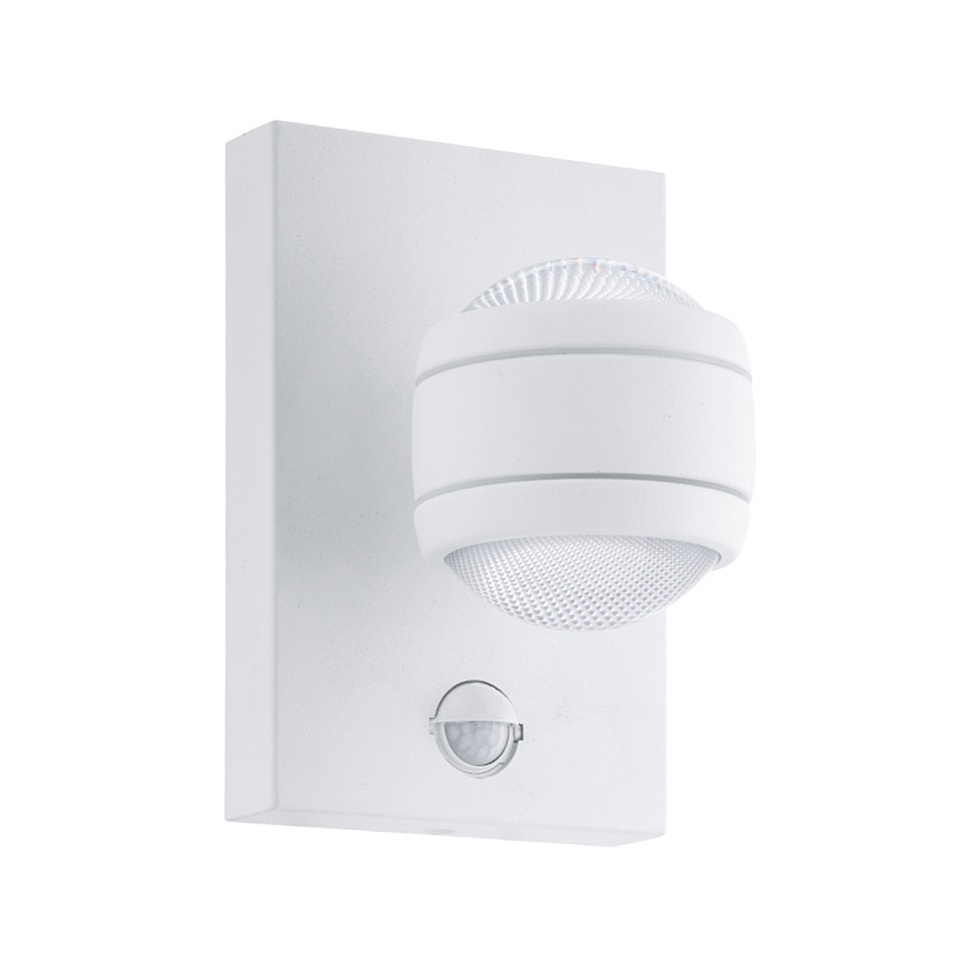 Eglo 96022 - LED ulkoseinävalaisin liiketunnistimella SESIMBA 1 2xLED/3,7W IP44