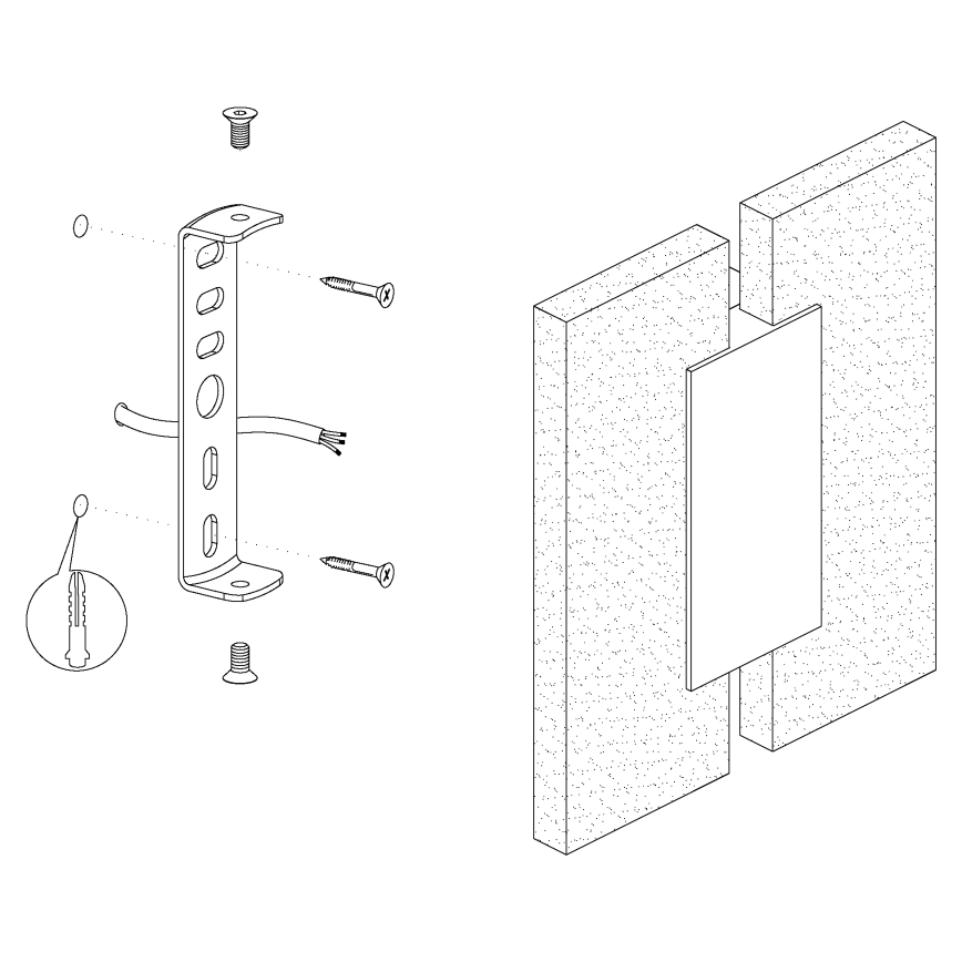 Eglo 96043 - LED-seinävalaisin METRASS 2 2xLED/4,5W/230V