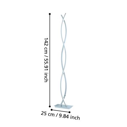 Eglo - LED-lattiavalaisin LED/36W/230V kiiltävä kromi