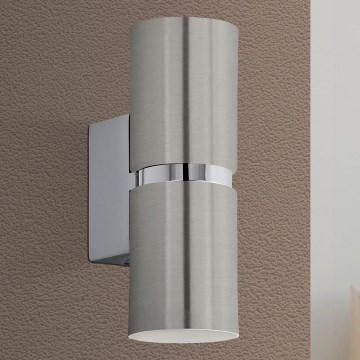 Eglo 96261 - LED-seinävalaisin PASSA 2xGU10/3.3W/230V pyöreä