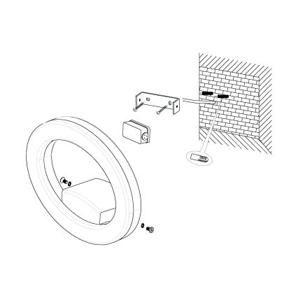 Eglo 96274 - LED ulkoseinävalaisin EMOLLIO LED/10W/230V IP44