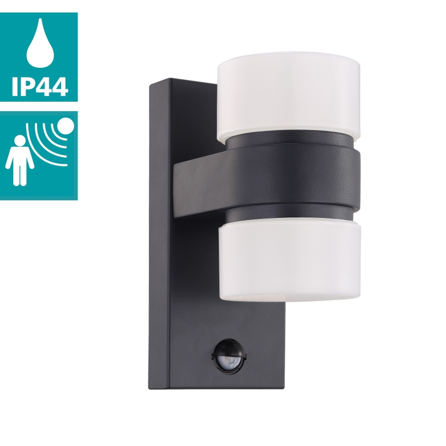 Eglo 96276 - LED-ulkoseinävalaisin anturilla ATOLLARI 2xLED/6W IP44