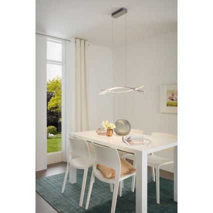 Eglo 96331 - LED-kattokruunu narussa NEVADO 3xLED/9W/230V